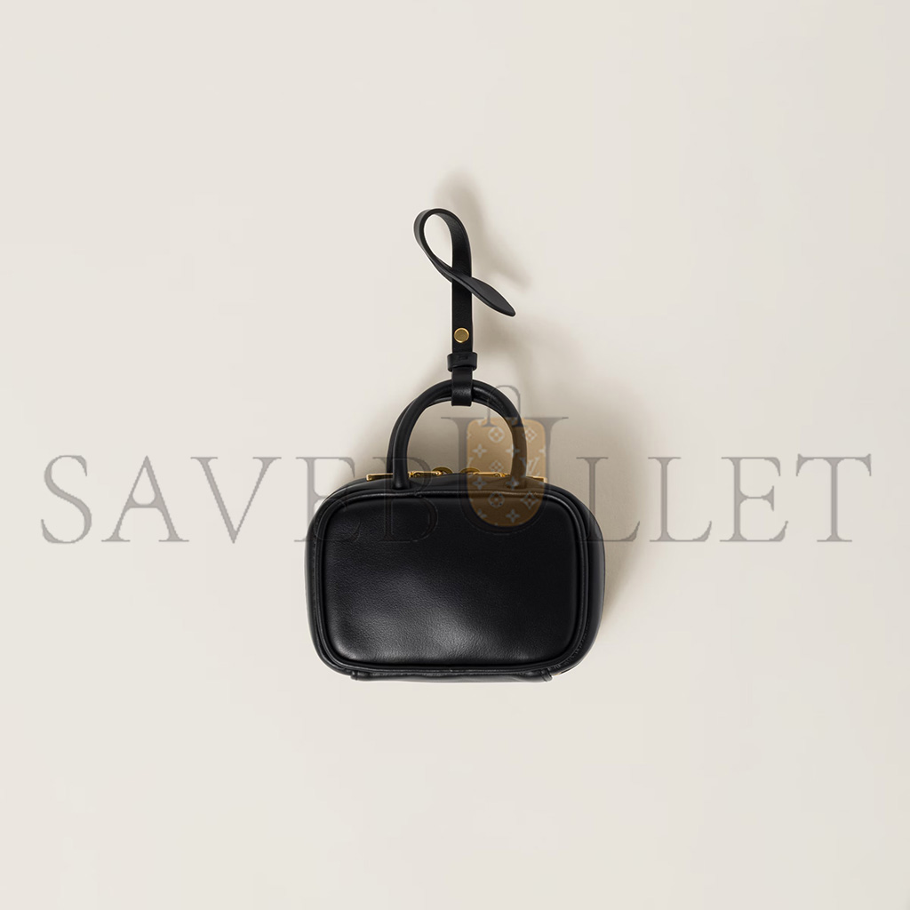 MIUMIU LEATHER MICRO BAG 5NR036 (11*7*4cm) MIUMIU LEATHER MICRO BAG 5NR036 (11*7*4cm)